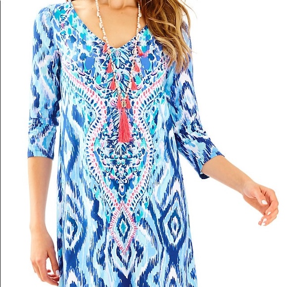 Lilly Pulitzer Dresses & Skirts - Lilly Pulitzer Ophelia dress in Blue Swish